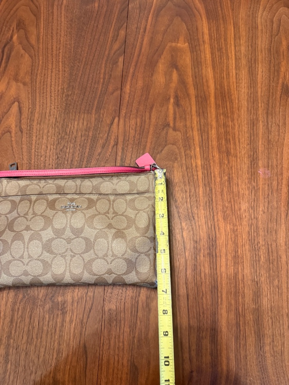 Coach Crossbody With Wallet Set of 2 with Pink Trim - Picture 13 of 16